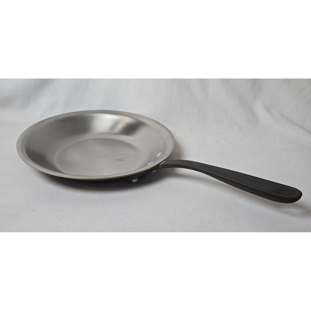 Coppercraft Guild Copper Skillet/Pan 10.5 x‎ 1.5 Cast Iron Handle Vintage